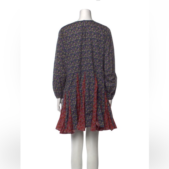 BNWT RHODE ELLA DRESS NAVY MOSAIC 
Floral Print Dress Size S *no belt* - Picture 7 of 14